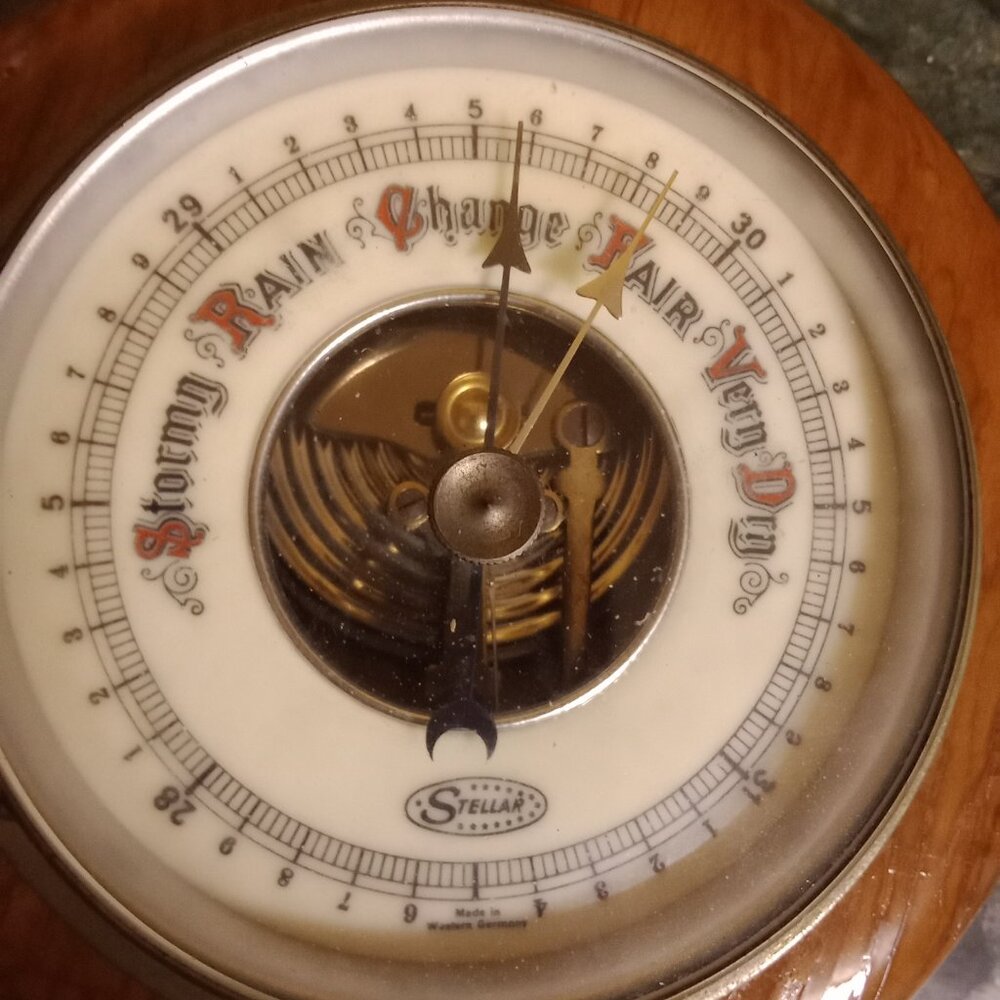 Nautical-Style Wall Barometer - Picture 3 of 10
